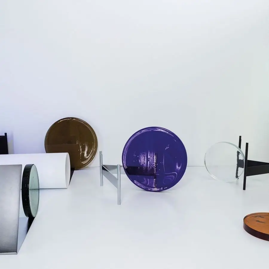 Glas gelegentlich Tische